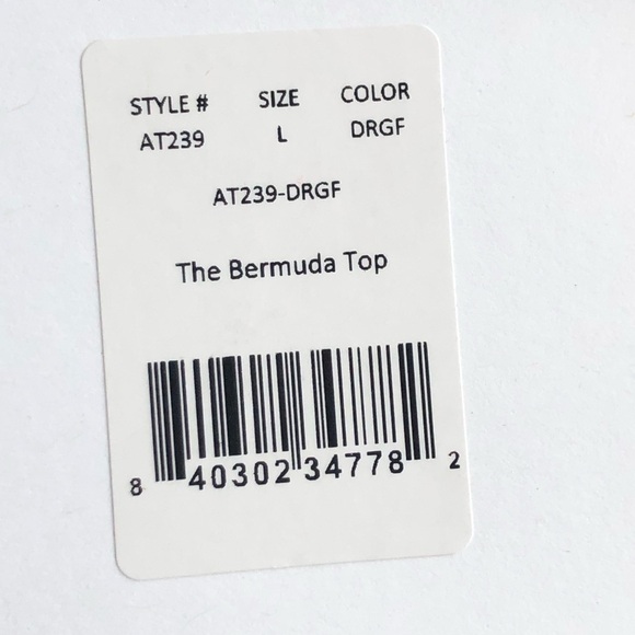 Mindy & Andie Swim The Bermuda Bikini Top Dragonfly Green Size L - Picture 6 of 10